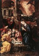 VOS, Marten de Nativity  ery Sweden oil painting reproduction